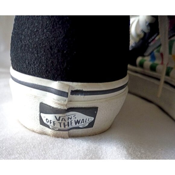 Vans SK8-Hi Checkerboard Sneakers Women’s Size 5 Canvas Super High Top - Picture 6 of 11